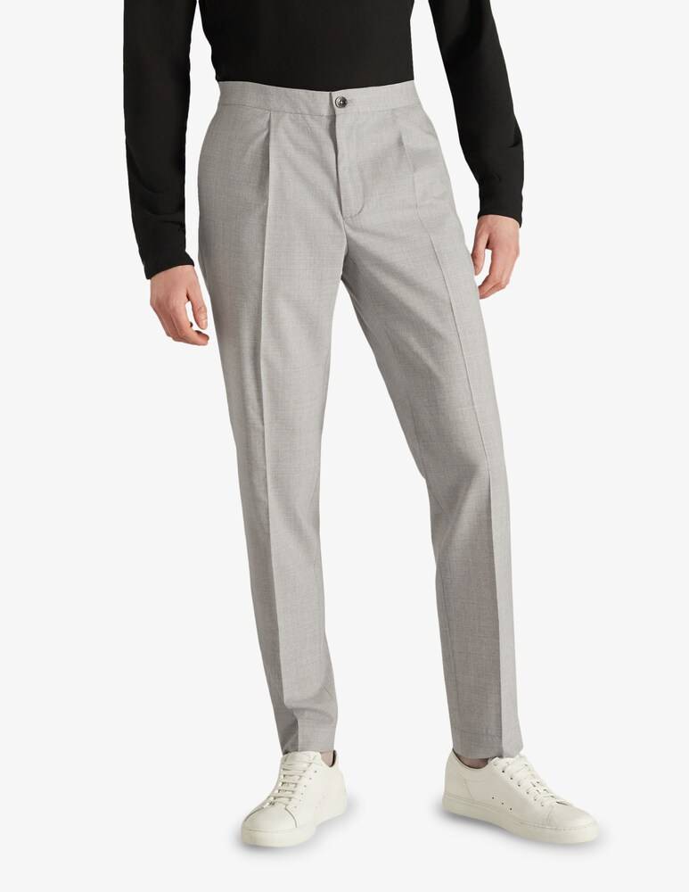 Slowear Incotex Pantalone tapered fit in lana tropical certificata