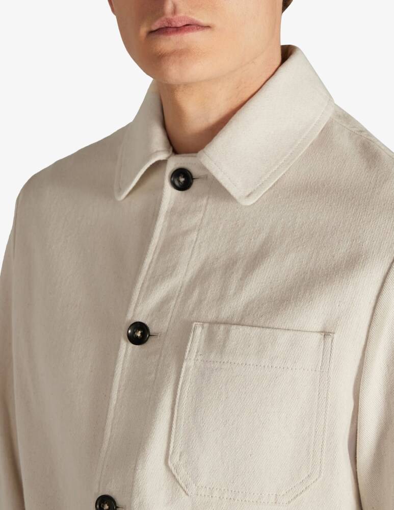 Slowear Montedoro Blusa Regular Fit In Twill Di Cotone Certificato