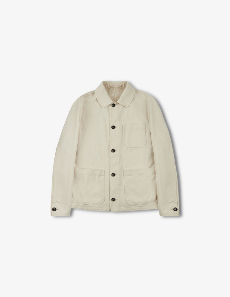 Slowear Montedoro Blusa Regular Fit In Twill Di Cotone Certificato
