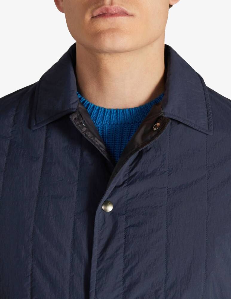Slowear Montedoro Camicia Imbottita Regular Fit In Tessuto Tecnico Idrorepellente