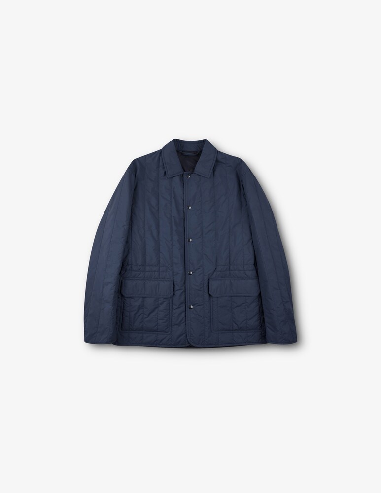 Slowear Montedoro Camicia Imbottita Regular Fit In Tessuto Tecnico Idrorepellente