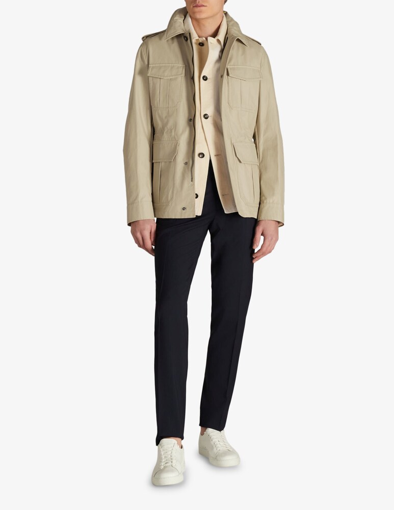 Slowear Montedoro Franchigia Regular Fit In Cotone E Tessuto Tecnico Idrorepellente