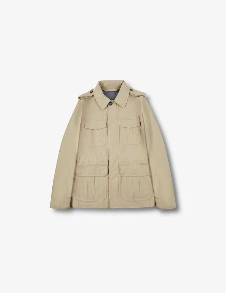 Slowear Montedoro Franchigia Regular Fit In Cotone E Tessuto Tecnico Idrorepellente