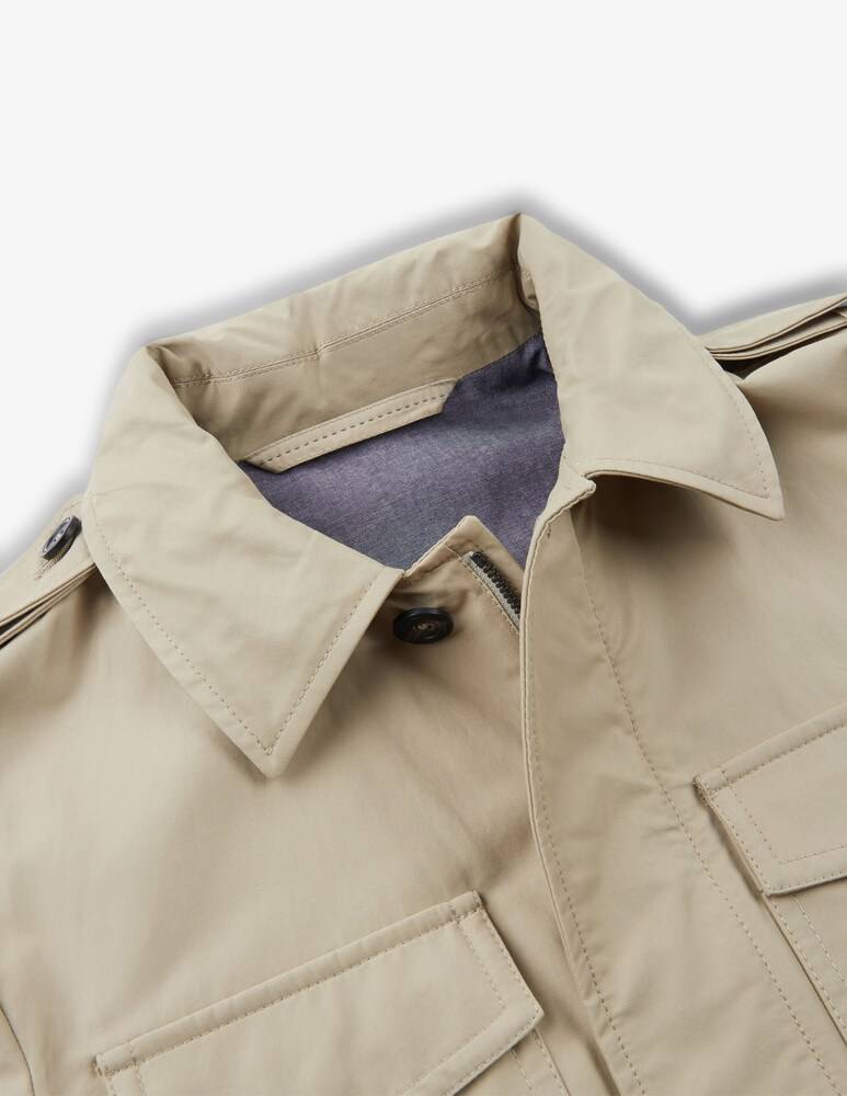 Slowear Montedoro Franchigia Regular Fit In Cotone E Tessuto Tecnico Idrorepellente