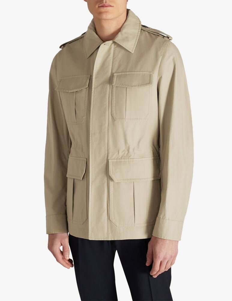 Slowear Montedoro Franchigia regular fit in cotone e tessuto tecnico idrorepellente
