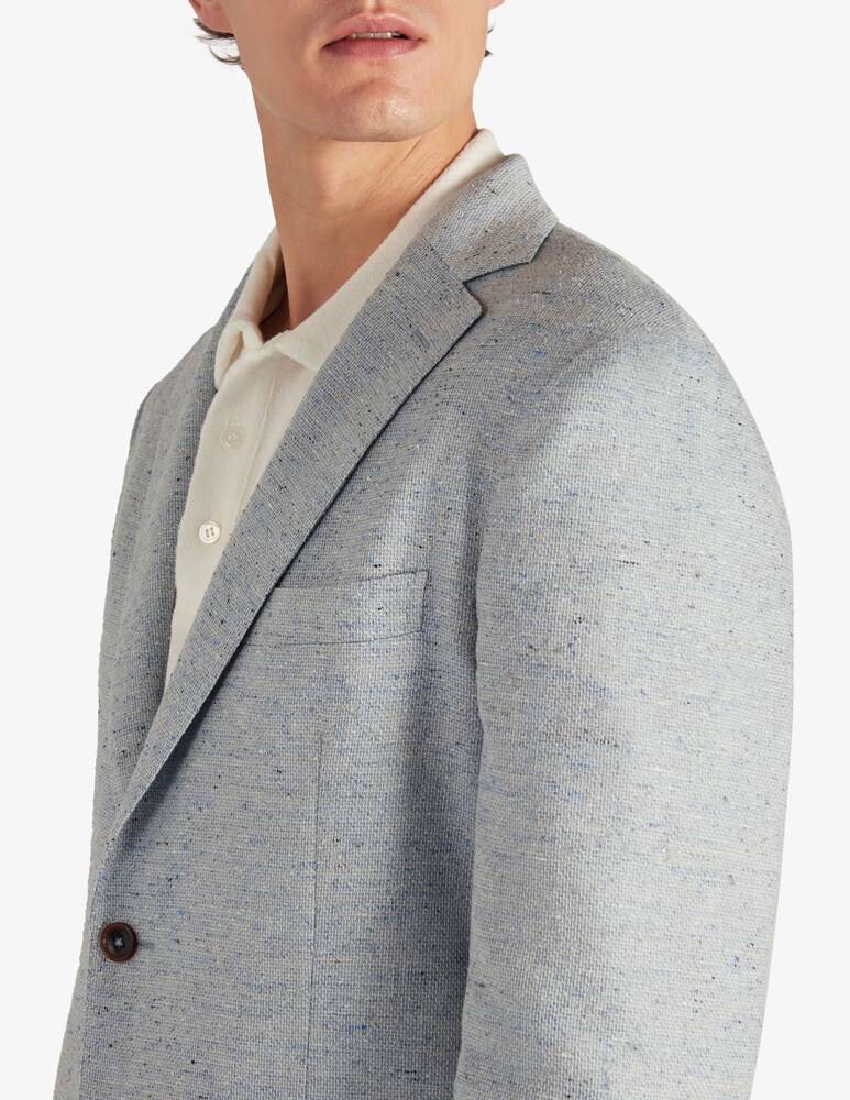 Slowear Montedoro Giacca Regular Fit In Cotone E Lino