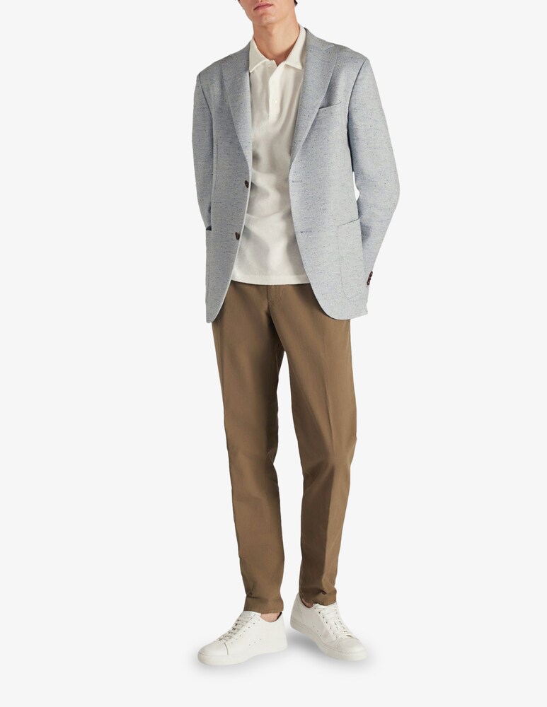 Slowear Montedoro Giacca Regular Fit In Cotone E Lino