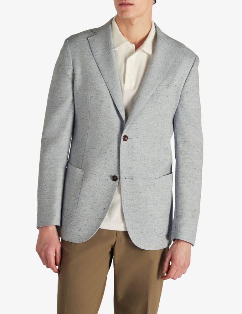 Slowear Montedoro Giacca regular fit in cotone e lino