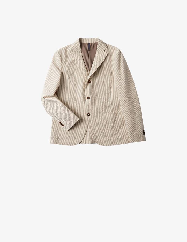 Slowear Montedoro Giacca Regular Fit In Seersucker