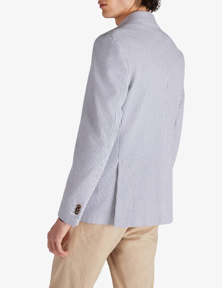 Slowear Montedoro Giacca Regular Fit In Seersucker