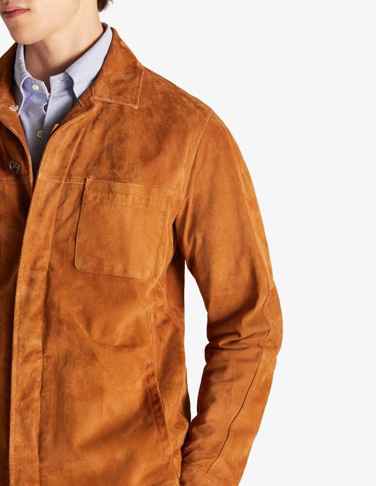 Slowear Montedoro Overshirt Relaxed Fit In Pelle