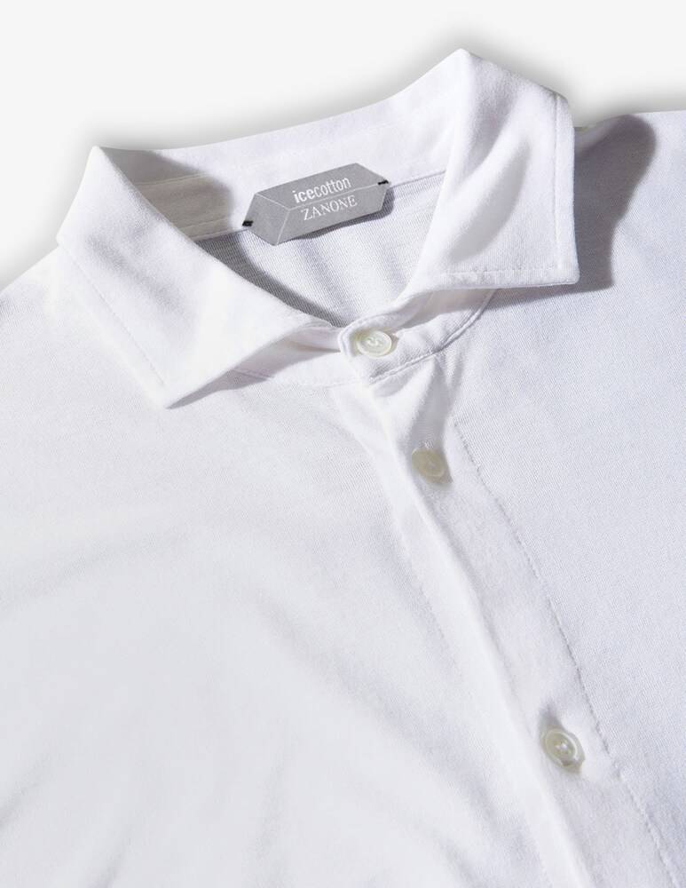 Slowear Zanone Camicia Slim Fit In IceCotton Organico