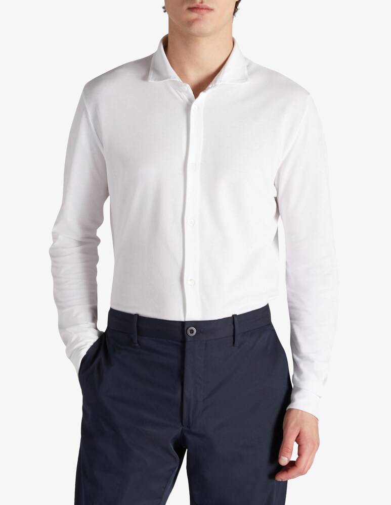 Slowear Zanone Camicia slim fit in IceCotton organico