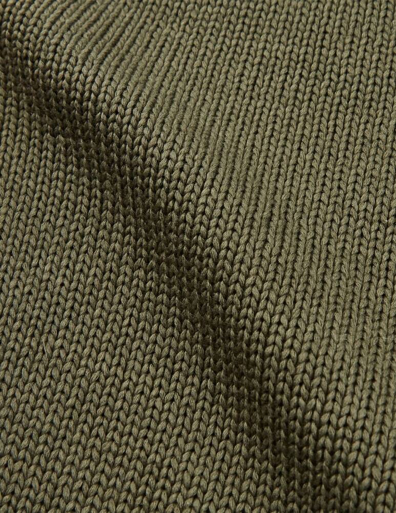 Slowear Zanone Cardigan Slim Fit In Cotone Crêpe Certificato