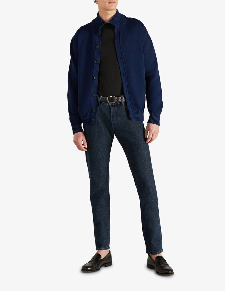 Slowear Zanone Chioto Slim Fit In Cotone Crêpe Certificato