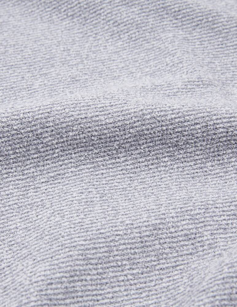 Slowear Zanone Girocollo Slim Fit In Bouclé Di Cotone Certificato