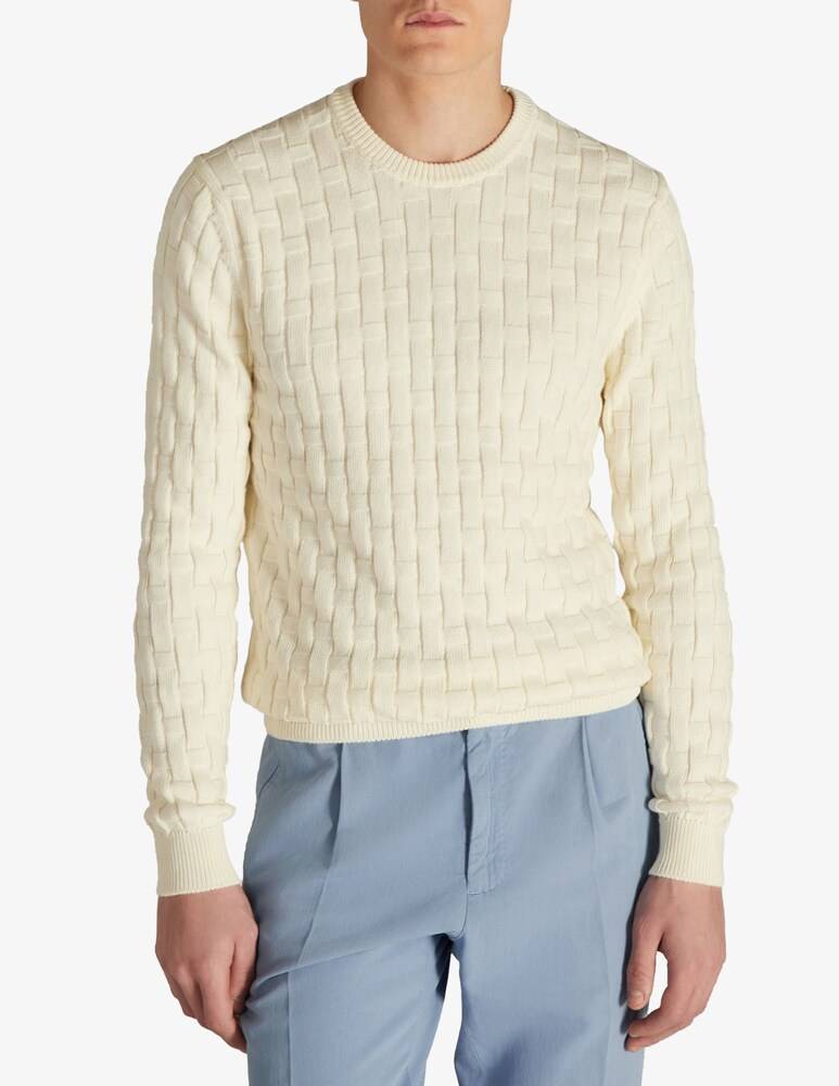 Slowear Zanone Girocollo slim fit in cotone certificato