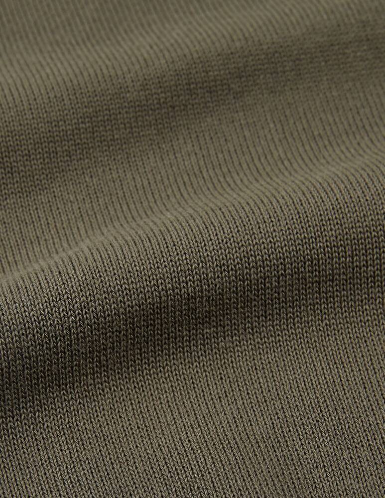Slowear Zanone Girocollo Slim Fit In Cotone Crêpe Certificato