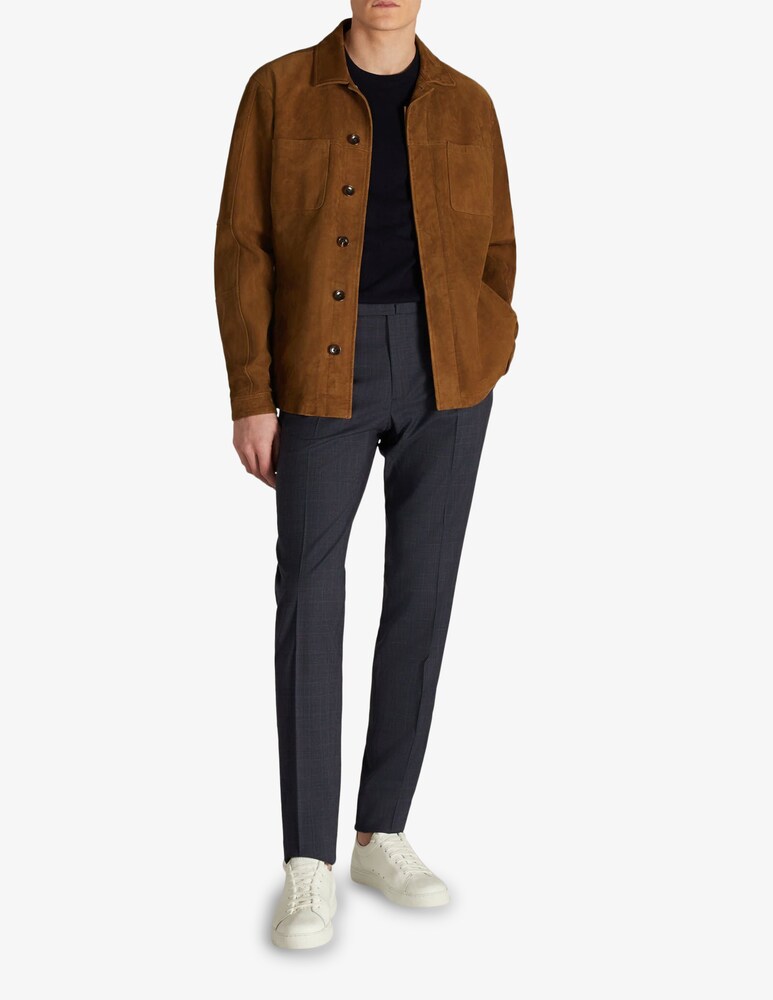 Slowear Zanone Girocollo Slim Fit In Cotone Crêpe Certificato
