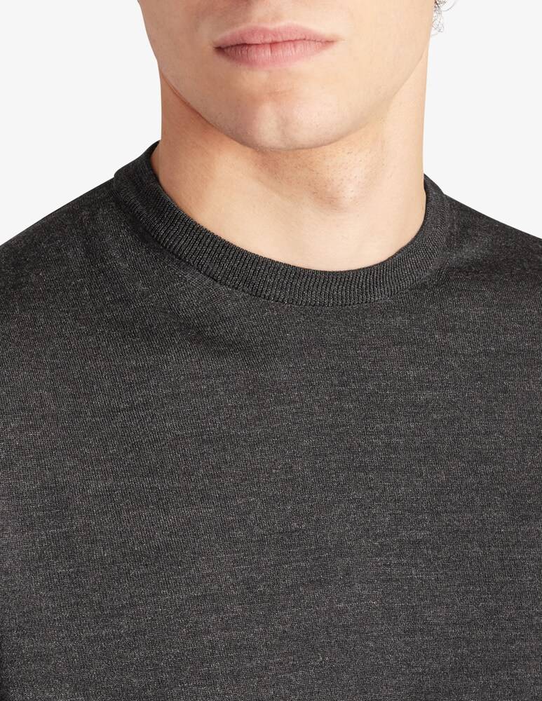 Slowear Zanone Maglia Girocollo In Flexwool Certificato