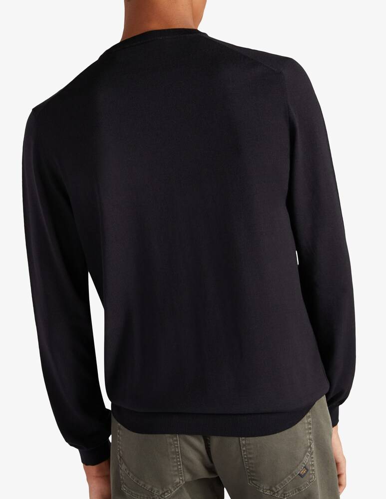 Slowear Zanone Maglia Girocollo In Flexwool Certificato
