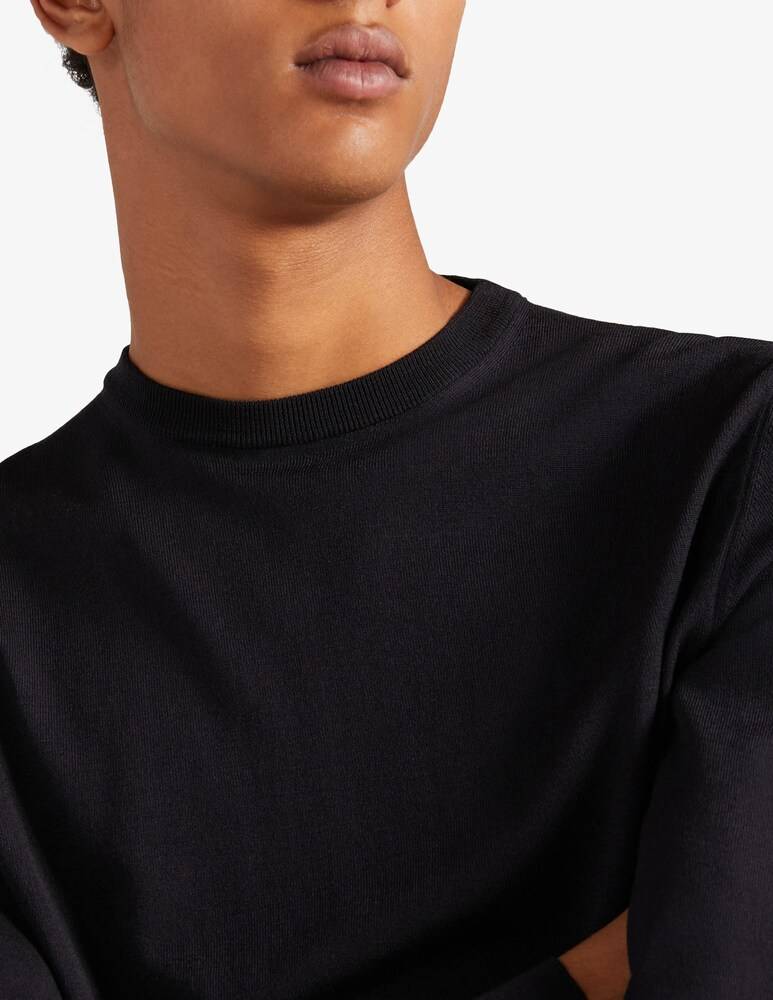Slowear Zanone Maglia Girocollo In Flexwool Certificato