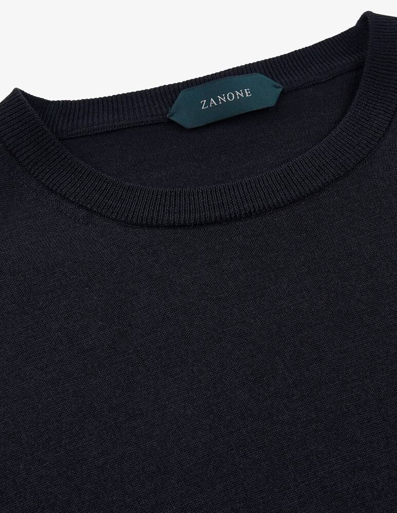 Slowear Zanone Maglia Girocollo In Flexwool Certificato