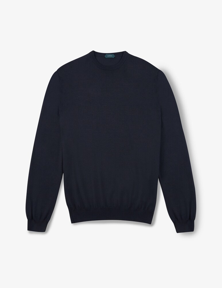 Slowear Zanone Maglia girocollo in Flexwool certificato