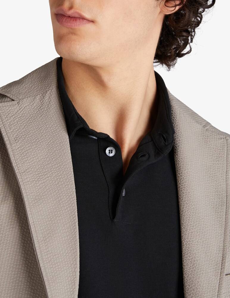 Slowear Zanone Polo Slim Fit A Manica Lungo In IceCotton Organico