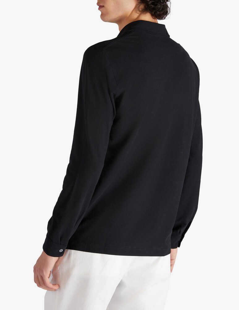 Slowear Zanone Polo Slim Fit A Manica Lungo In IceCotton Organico