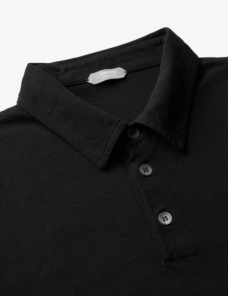 Slowear Zanone Polo Slim Fit A Manica Lungo In IceCotton Organico
