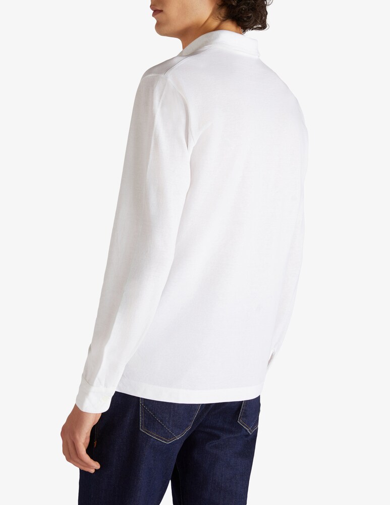 Slowear Zanone Polo Slim Fit A Manica Lungo In IceCotton Organico