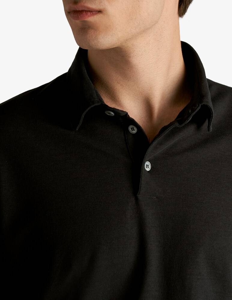 Slowear Zanone Polo Slim Fit A Manica Lungo In IceCotton Organico