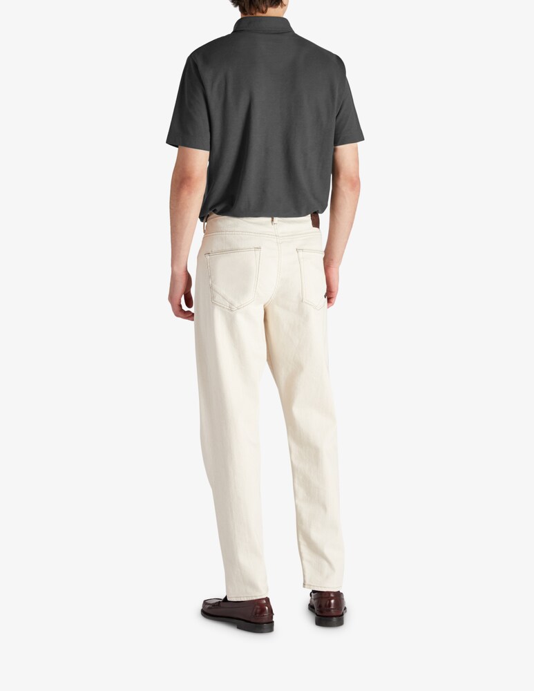 Slowear Zanone Polo Slim Fit In IceCotton Organico