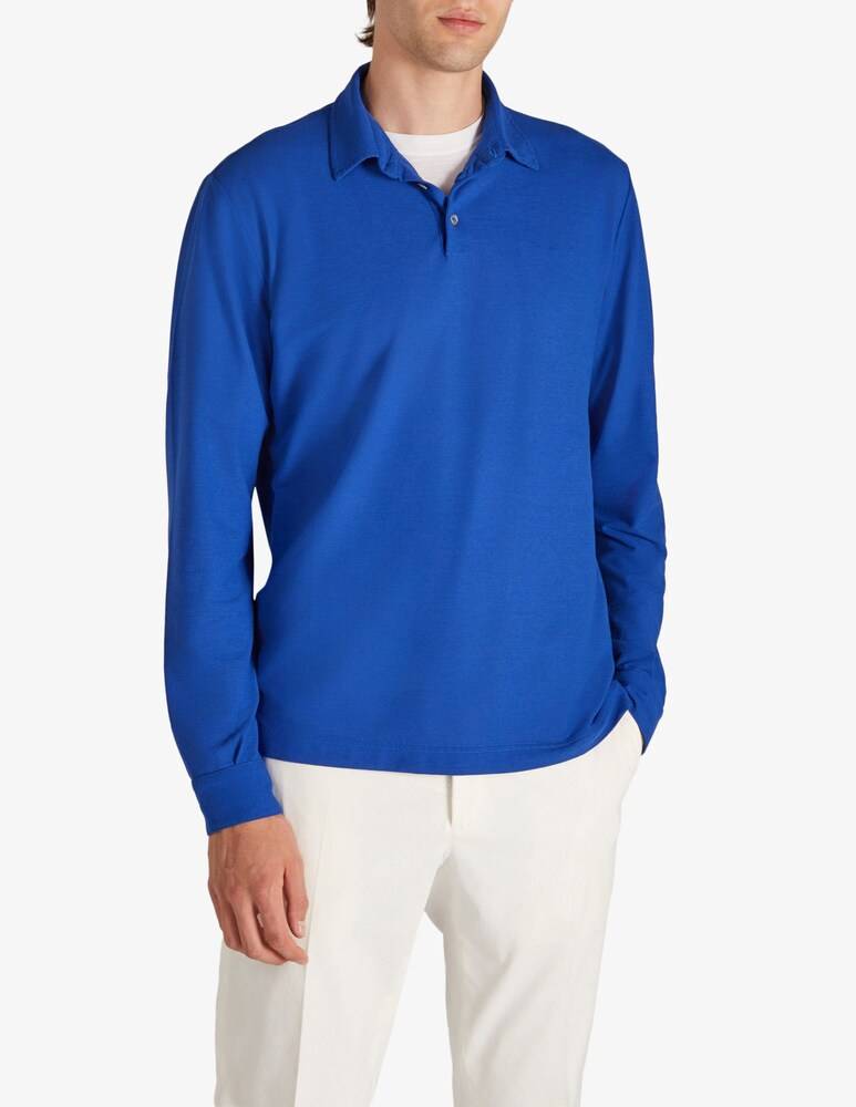 Slowear Zanone Polo slim fit in IceCotton organico