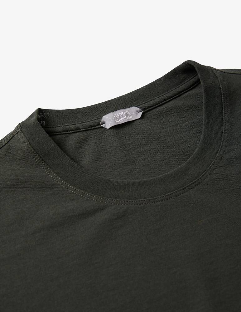 Slowear Zanone T-shirt Manica Lunga Slim Fit In IceCotton Organico