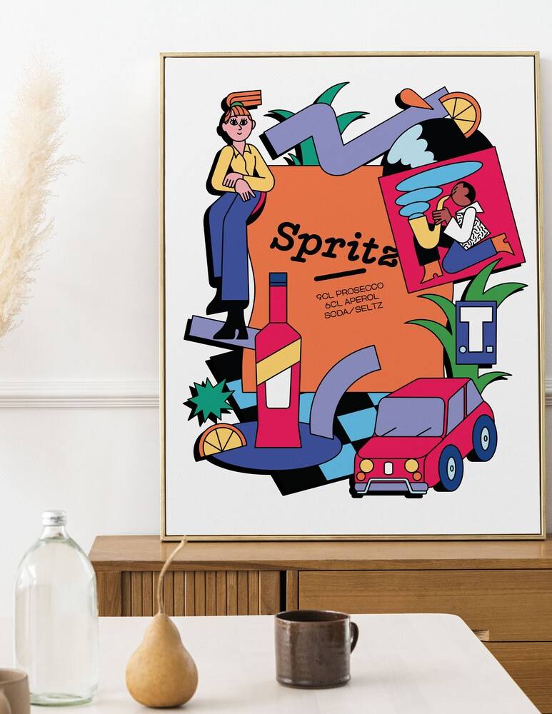 Slurp Design Poster Slurp D'Autore - Multicolor
