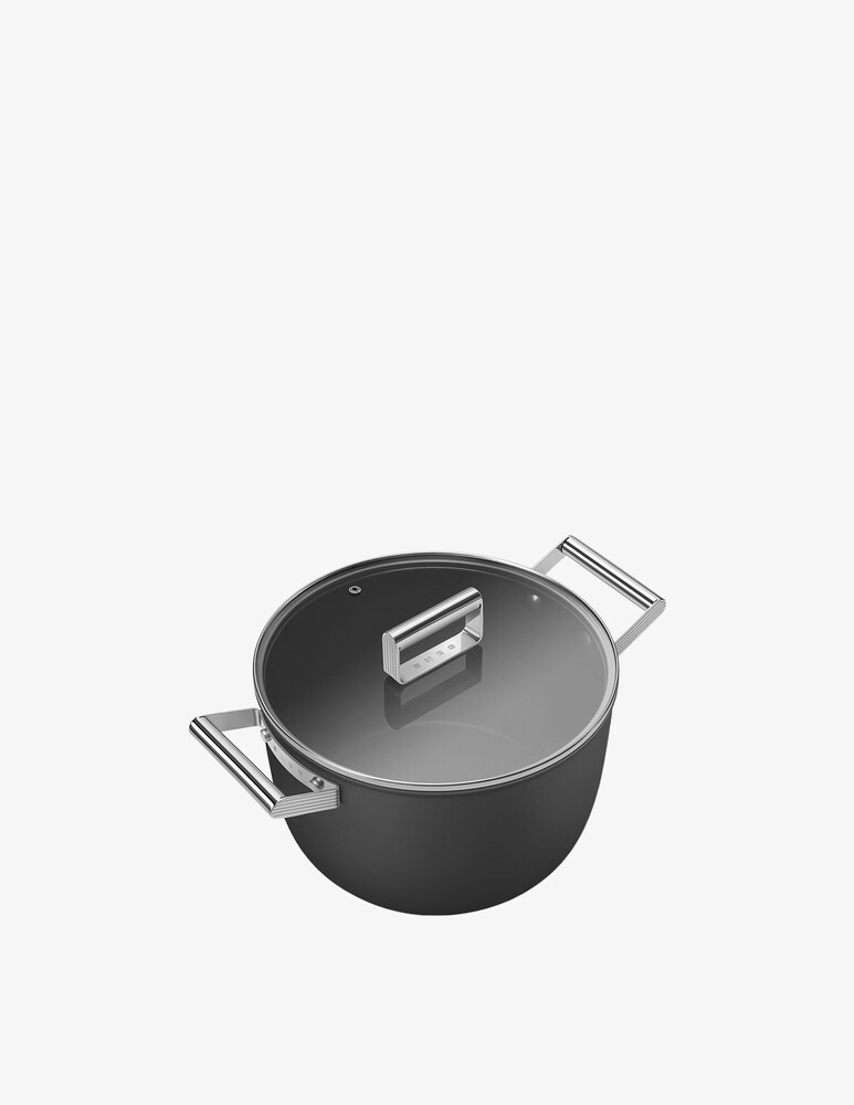 Smeg Casseruola Antiaderente - Nero OPACO - D26cm