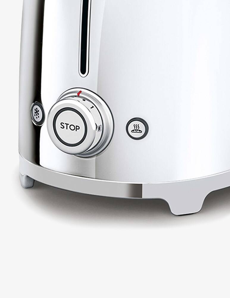 Smeg Tostapane 2 Fette - Argento