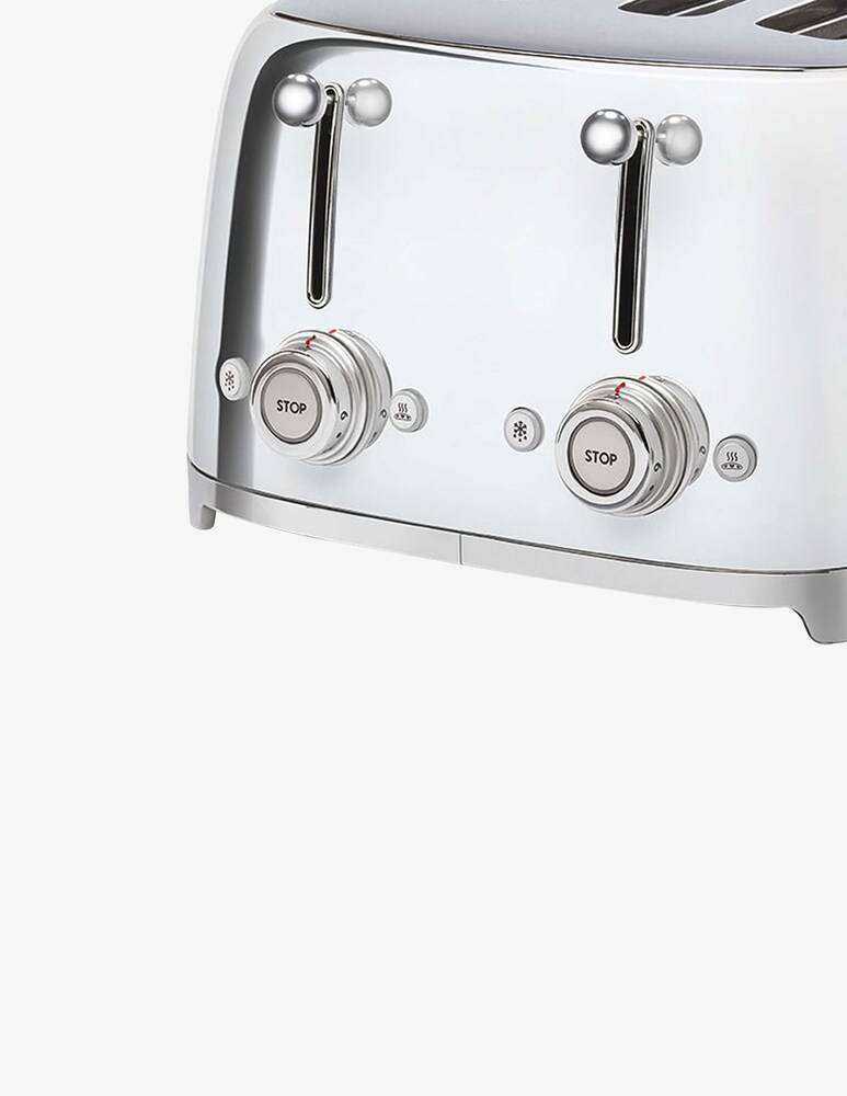 Smeg Tostapane 50'S Style Acciaio INOX 4X4