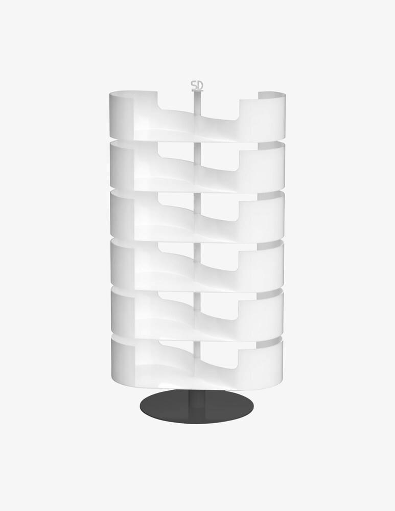 Soldidesign Infinity Bianco Scarpiera Di Design 6 Ripiani