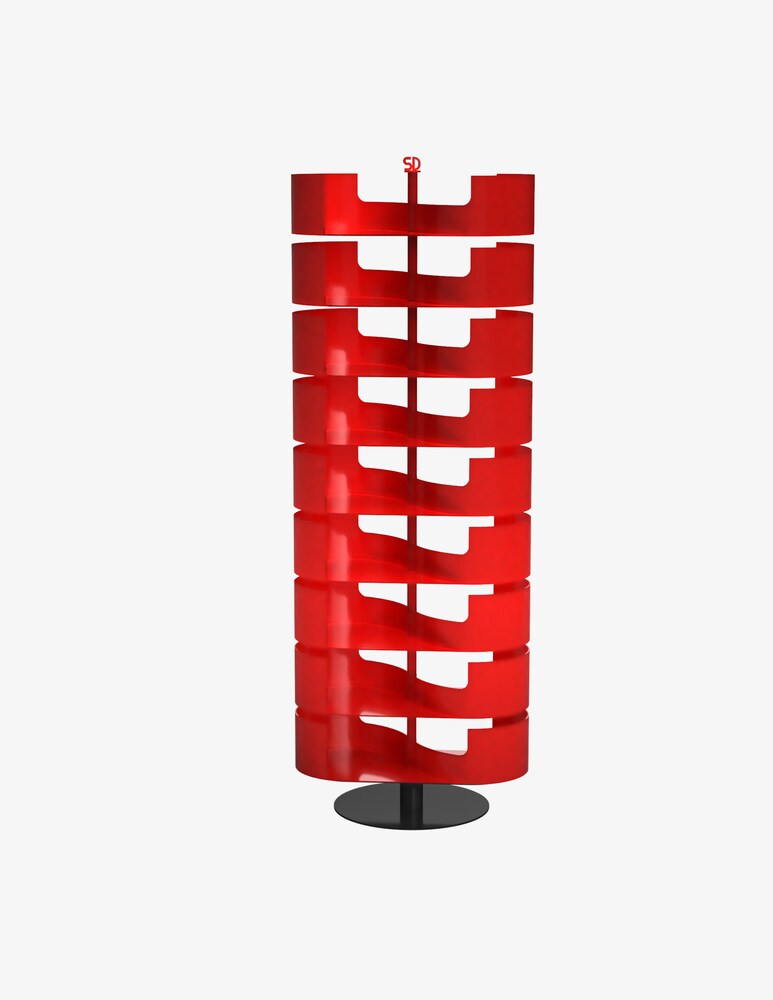 Soldidesign Infinity Rosso Scarpiera Di Design 9 Ripiani