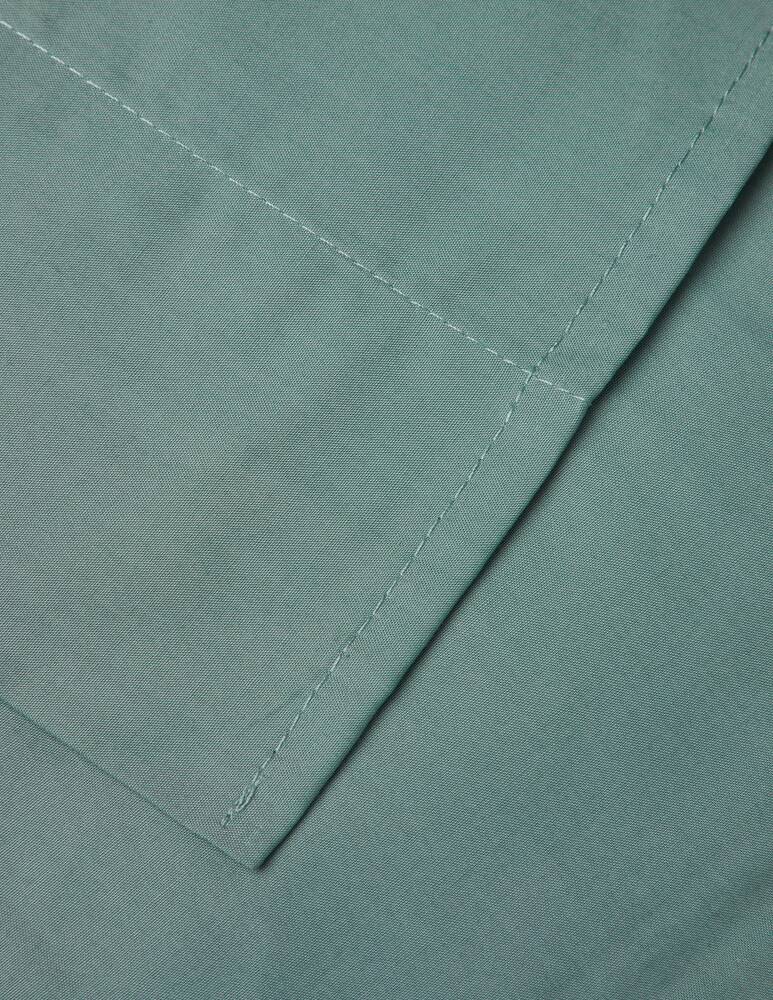 Somma Origami Copripiumino In Percalle Di Puro Cotone - Verde