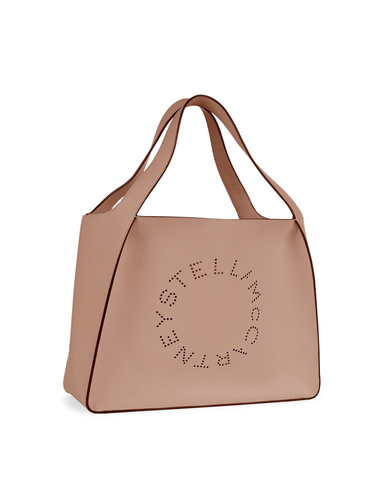 Stella McCartney Tote Bag Stella Con Logo - Beige