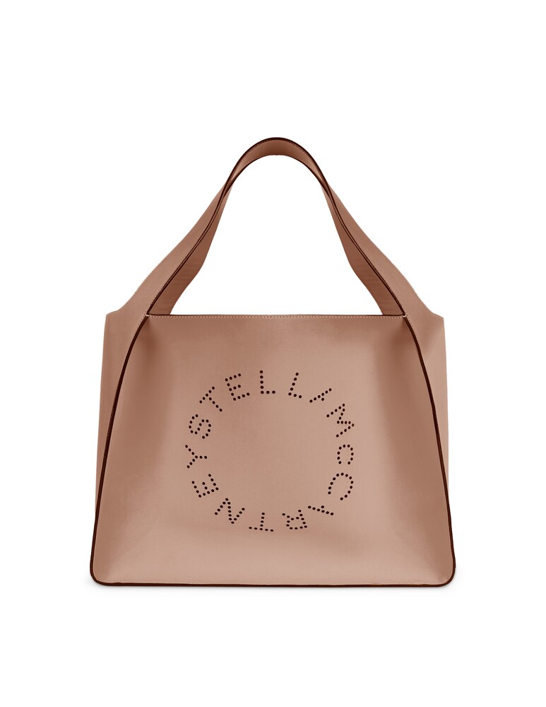 Stella McCartney Tote Bag Stella con logo - beige