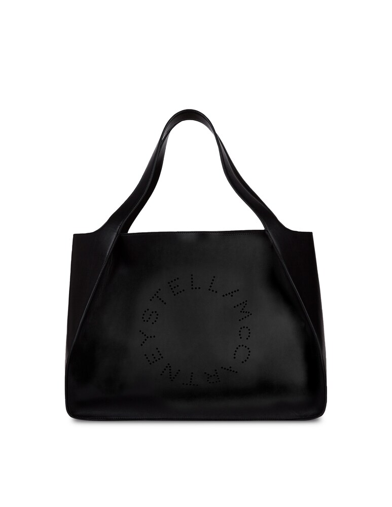 Stella McCartney Tote Bag Stella con logo - nero