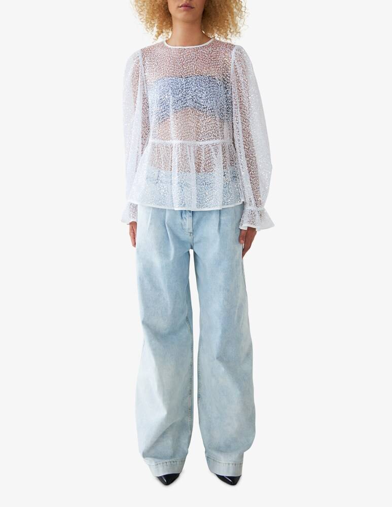 Stella Nova Blusa Bodil in paillettes