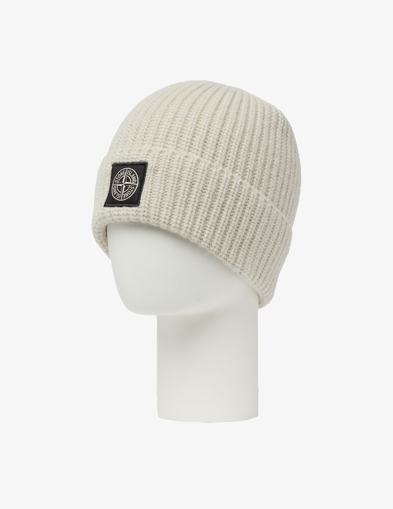 Stone Island Beanie lana costa inglese