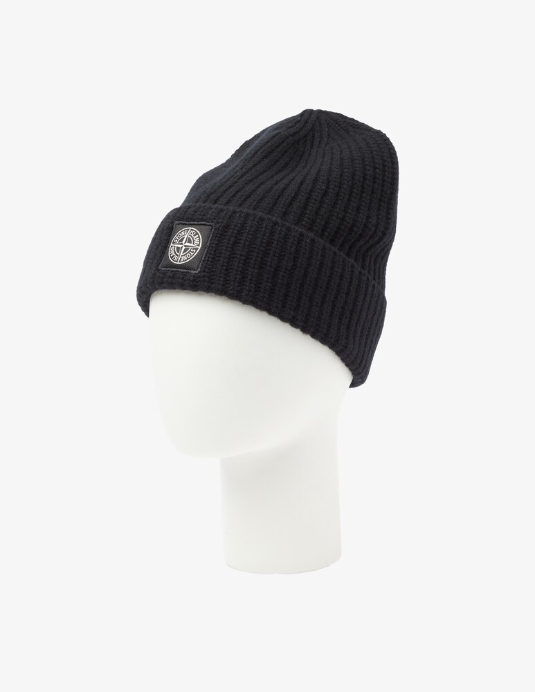 Stone Island Beanie lana costa inglese
