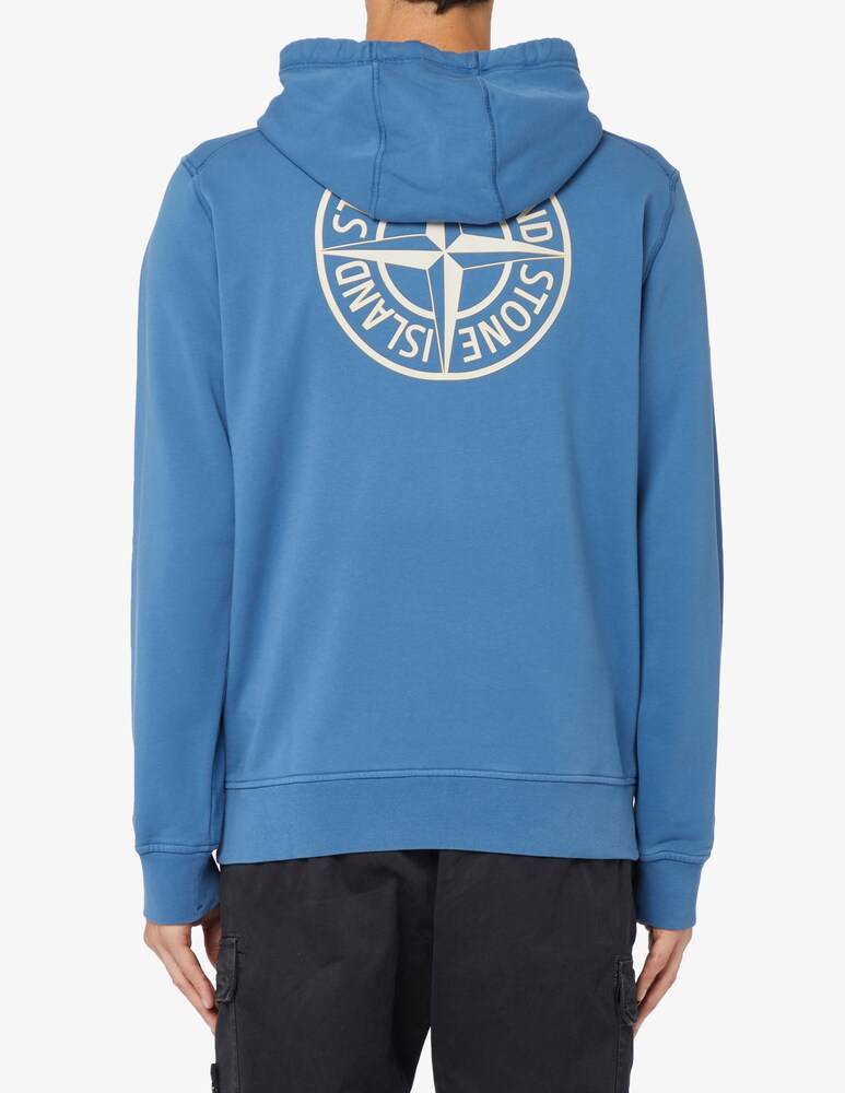 Stone Island Felpa Con Cappuccio Con Logo